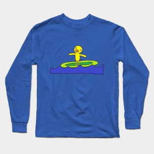 Surfing Duck Long Sleeve T-Shirt